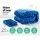 Giselle Bedding Faux Mink Quilt King Size Navy Blue - Soft, Thermo-Regulating, Double-Sided with Matching Pillowcases