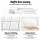 Giselle Bedding 700GSM Goose Down Feather Quilt Double - Lightweight, Warm, 100% Cotton Cover, Mite-Resistant