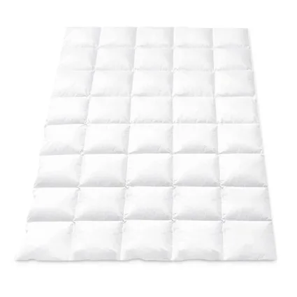 Giselle Bedding 800GSM Goose Down Feather Quilt - Single Size, Luxurious Winter Comforter, 100% Cotton Cover, White