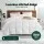 Giselle Bedding 800GSM Goose Down Feather Quilt - Single Size, Luxurious Winter Comforter, 100% Cotton Cover, White