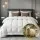 Giselle Bedding 800GSM Wool Quilt King Size 100% Wool Filling 100% Cotton Cover Baffle Box Winter Doona
