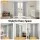 Artiss Blockout Curtains 2x 132x213cm Thermal Insulated Eyelet Panels Grey for Home Rentals Airbnb 230GSM