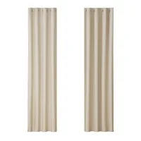Artiss Blockout Curtains, Triple Weave Fabric, 140x230cm, Beige, Noise Reducing, Thermal Insulating, Easy Install
