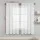 Artiss Blockout Curtains 2 Panels 132x160cm White Light Filtering 110GSM Polyester Rod Pocket Drapes