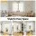 Artiss Blockout Curtains 2 Panels 132x160cm White Light Filtering 110GSM Polyester Rod Pocket Drapes