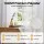 Artiss Blockout Curtains 2 Panels 132x160cm White Light Filtering 110GSM Polyester Rod Pocket Drapes