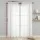 Artiss Blockout Curtains 2 Panels 132x213cm White Light Filtering 110GSM Polyester Rod Pocket Drapes