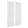 Artiss Blockout Curtains 2 Panels 132x213cm White Light Filtering 110GSM Polyester Rod Pocket Drapes