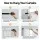 Artiss Blockout Curtains 2 Panels 132x213cm White Light Filtering 110GSM Polyester Rod Pocket Drapes