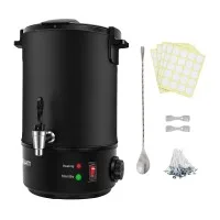 Devanti Electric Wax Melter 6L 1520W 30-110°C Quick Pour Spout Candle Making Starter Kit Black