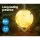 Devanti Aroma Diffuser Moon Lamp, PP/PVC, 880ml, White - 4-in-1 Humidifier, Purifier, Night Light, Quiet Operation
