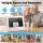 Artiss 7-Inch Smart Digital Clock Calendar HD IPS Touchscreen Weather Photo Frame White