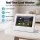 Artiss 7-Inch Smart Digital Clock Calendar HD IPS Touchscreen Weather Photo Frame White