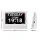 Artiss 7-Inch Smart Digital Clock Calendar HD IPS Touchscreen Weather Photo Frame White