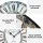 Artiss Wall Clock, MDF, 40CM, Turquoise, Rustic Country Design, Roman Numerals, Decorative Home Timepiece