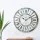 Artiss Wall Clock, MDF, 40CM, Turquoise, Rustic Country Design, Roman Numerals, Decorative Home Timepiece