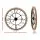 Artiss Wall Clock, Metal &amp;amp;amp; MDF, 60CM, Black and Pine, Elegant Design with Bold Numerals, Easy Installation