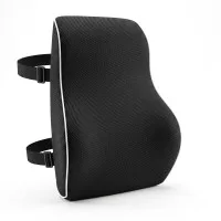 Artiss Ergonomic Lumbar Support Cushion Memory Foam Black