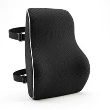 Artiss Ergonomic Lumbar Support Cushion Memory Foam Black
