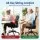 Artiss Lumbar Support Pillow Memory Foam Ergonomic Lower Back Support for Office Chair Car Seat 46 x 23 x 12 cm