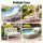 Gardeon Outdoor Lounge Cushion 183cm Reclining Sunbed Pad Beige