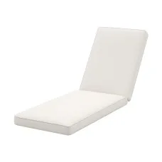 Gardeon Outdoor Lounge Cushion 183cm Reclining Sunbed Pad Beige