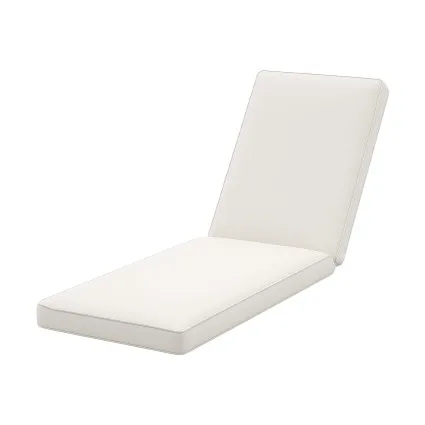 Gardeon Outdoor Lounge Cushion 183cm Reclining Sunbed Pad Beige