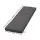 Gardeon Outdoor Lounge Chair Cushion 183cm 8cm Grey Replacement Sunbed Pad with Tie Straps Polyester Cover