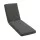 Gardeon Outdoor Lounge Chair Cushion 183cm 8cm Grey Replacement Sunbed Pad with Tie Straps Polyester Cover