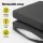Gardeon Outdoor Lounge Chair Cushion 183cm 8cm Grey Replacement Sunbed Pad with Tie Straps Polyester Cover