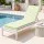 Gardeon Outdoor Lounge Cushion 183cm Reclining Sunbed Mattress Chair Pad 8cm Thick Green Polyester Cover