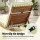 Gardeon Outdoor Lounge Cushion 183cm Reclining Sunbed Mattress Chair Pad 8cm Thick Green Polyester Cover