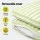 Gardeon Outdoor Lounge Cushion 183cm Reclining Sunbed Mattress Chair Pad 8cm Thick Green Polyester Cover