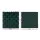 Jingle Jollys Christmas Cushion Covers 45 x 45cm Soft Faux Fur Jacquard with Hidden Zip Green 2 Pack