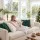 Jingle Jollys Christmas Cushion Covers 2 Pack 45 x 45cm Soft Faux Fur Jacquard Decorative Green