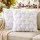 Jingle Jollys Christmas Cushion Covers 2 Pack 45 x 45cm Soft Faux Fur Jacquard Decorative Green