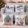 Jingle Jollys Christmas Cushion Covers Set of 4 45 x 45cm Blue with Snowman Reindeer and Eucalyptus Prints