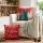 Jingle Jollys Christmas Cushion Covers Set of 4 45 x 45cm Red with Hidden Zippers and Festive Designs