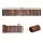 Gardeon 8FT Charcoal Brown Cedar Garden Walkway: Weather-Resistant, Anti-Slip, Roll-Up Path with Stakes for Easy Storage