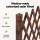Gardeon Expandable Wooden Trellis Garden Fence 160cm Plant Frame Brown Outdoor Screen