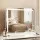 Embellir Makeup Mirror, Aluminum Frame, 60x50cm, White, LED Hollywood Vanity with Touch Controls & 3 Color Temperatures