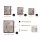 Artiss 30-Piece Black Photo Frame Set: Durable Polymer Frames with Polystyrene Glass for 8x10
