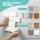 Artiss 3D Peel and Stick Subway Wall Tiles 10 Sheets 2.3mm White Self-Adhesive Back splash Tiles