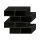 Artiss 3D Peel and Stick Subway Wall Tiles 2.3mm Thick Self Adhesive Back splash Black 10 Sheets