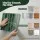Artiss 3D Peel and Stick Wall Tiles Linear Grid Self-Adhesive Back splash 2.3mm Green 10 Sheet Pack