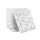Artiss 3D Diamond PVC Wall Panels Set of 15 50x50cm White Lightweight Decorative Panels 3.75m² Feature Wall