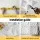 Artiss 3D Diamond PVC Wall Panels Set of 15 50x50cm White Lightweight Decorative Panels 3.75m² Feature Wall