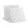 Artiss 3D PVC Wall Panels Set of 15 50x50cm White Decorative Feature Wall Panels Lightweight Durable