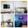 Artiss 3D Vertical PVC Wall Panels Set of 15 50x50cm White Lightweight Water Resistant Feature Wall Covering