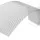 Gardeon Aluminium Gutter Guard Mesh 30M - 100x20cm, Silver, 0.7mm, Micro-Hole Design, Easy Install, 30 Pieces